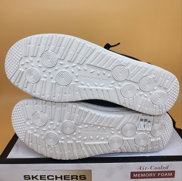 Skechers Men's Relaxed Fit Slip-On Melson - Chad Shoes in Navy - Picture 7 of 7